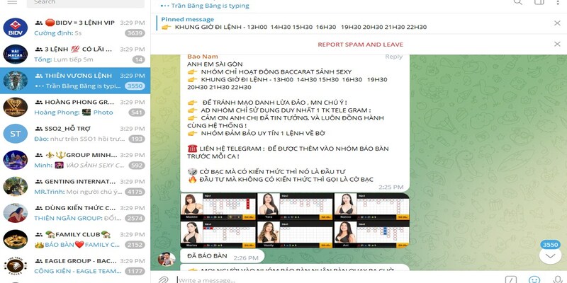 Tránh tham gia những nhóm kéo Baccarat nhiều tài khoản ảo